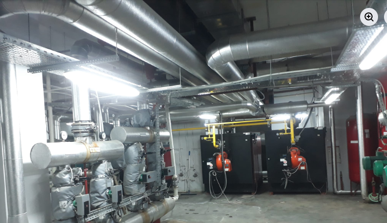 Kazan sistemi Körfez - Merkezi ısıtma kurulumu